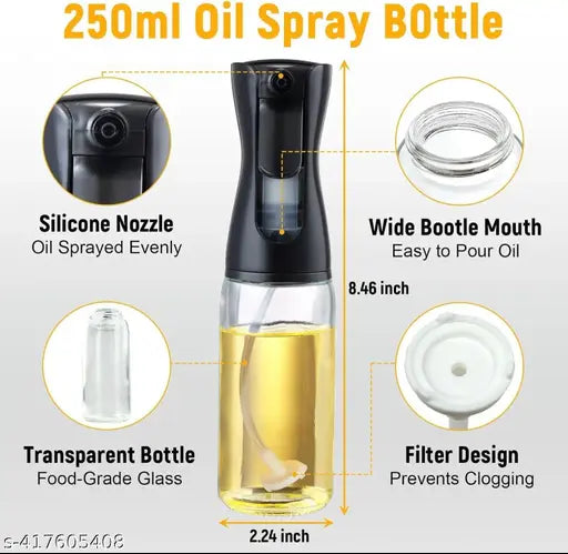 Glass Oil Sprayer for Cooking & Air Fryer
