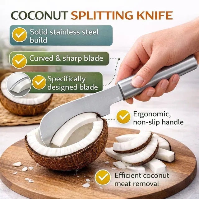 Stainless Steel Coconut Splitter