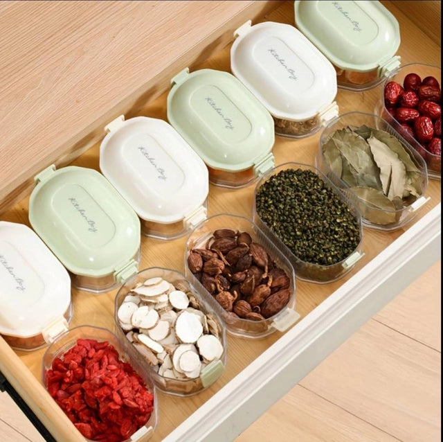 3-Layer Clear Spice Storage Box
